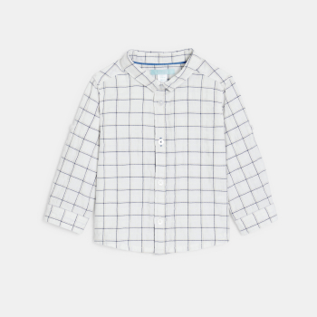 قميص بمربعات بأكمام طويلة...